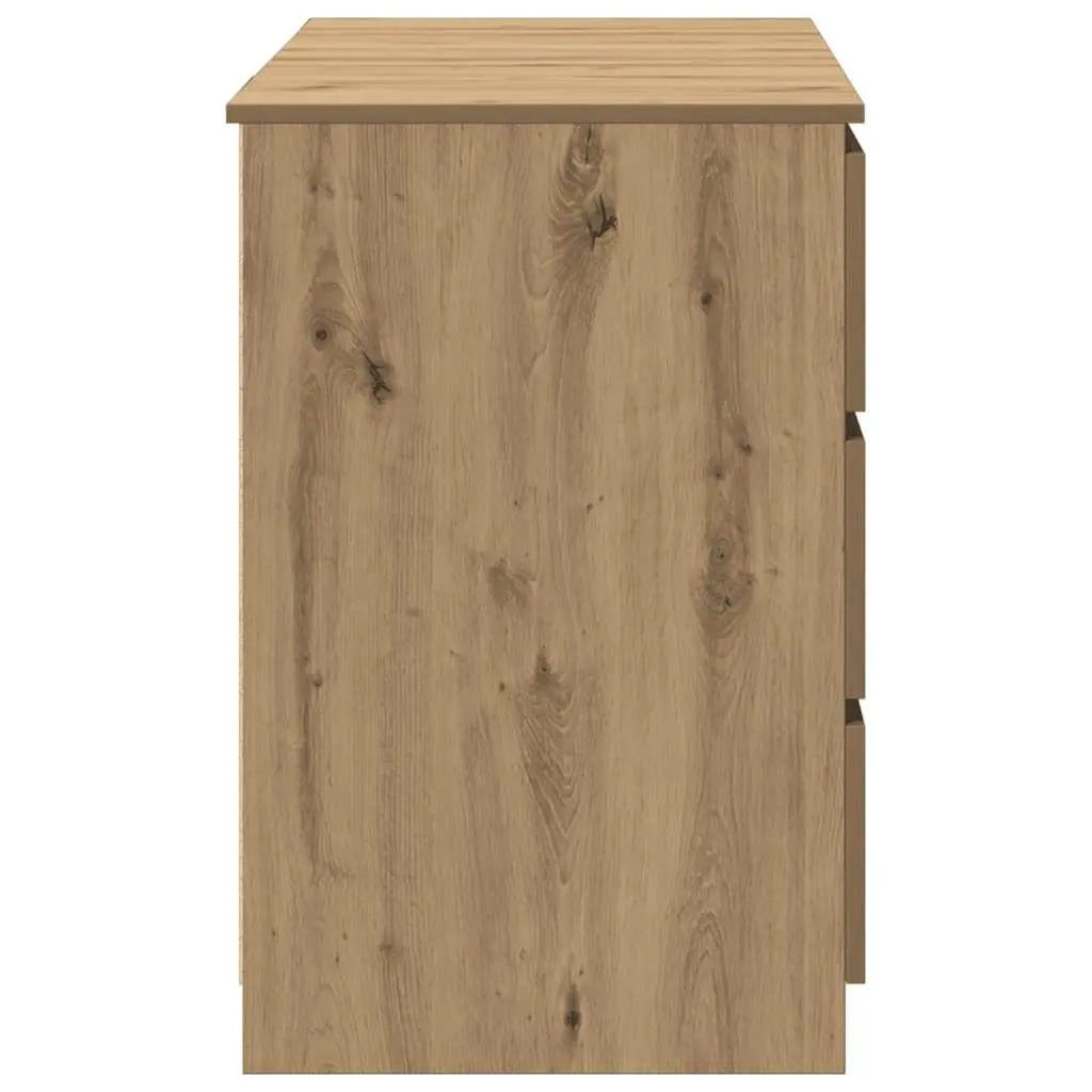 Writing Desk Engineered Wood 140 x 50 x 77 cm Brown