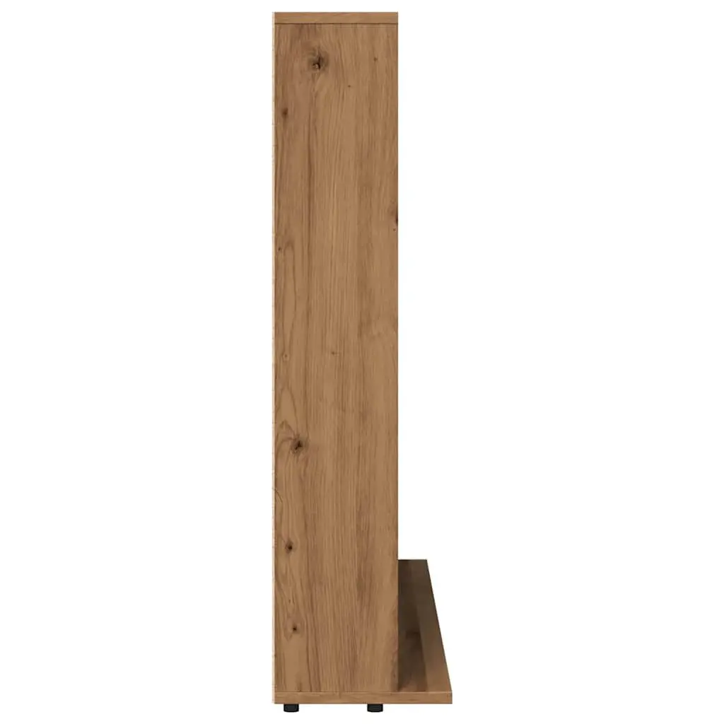 Brown Engineered Wood CD Cabinet for Media