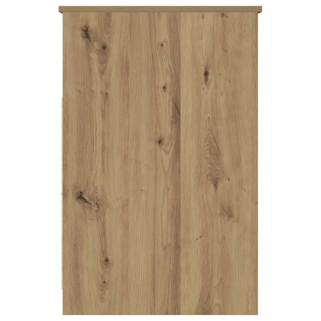Engineered Wood Storage Cabinet Brown 40cm x 50cm x 76cm Durable Organiser with Drawer for Home Furniture