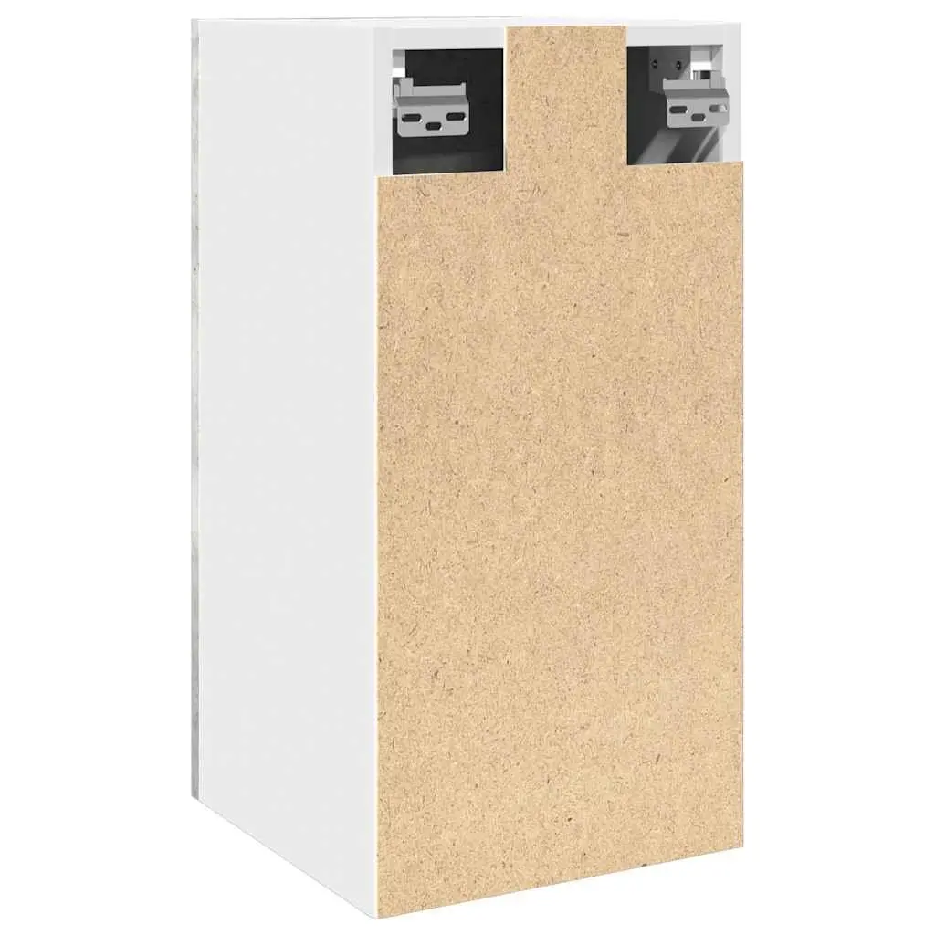 Grey Engineered Wood Wall-Mounted Cabinet for Kitchens