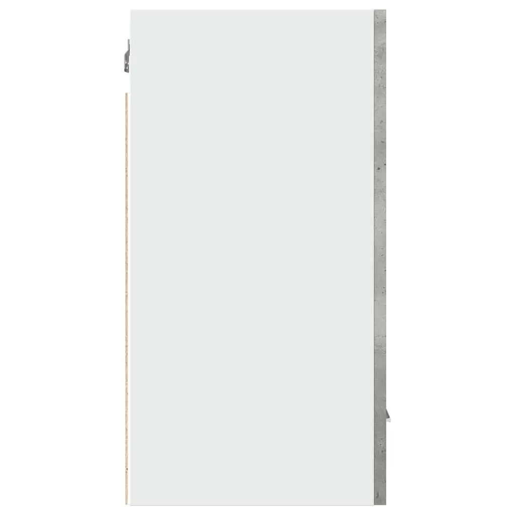 Grey Engineered Wood Wall-Mounted Cabinet for Kitchens