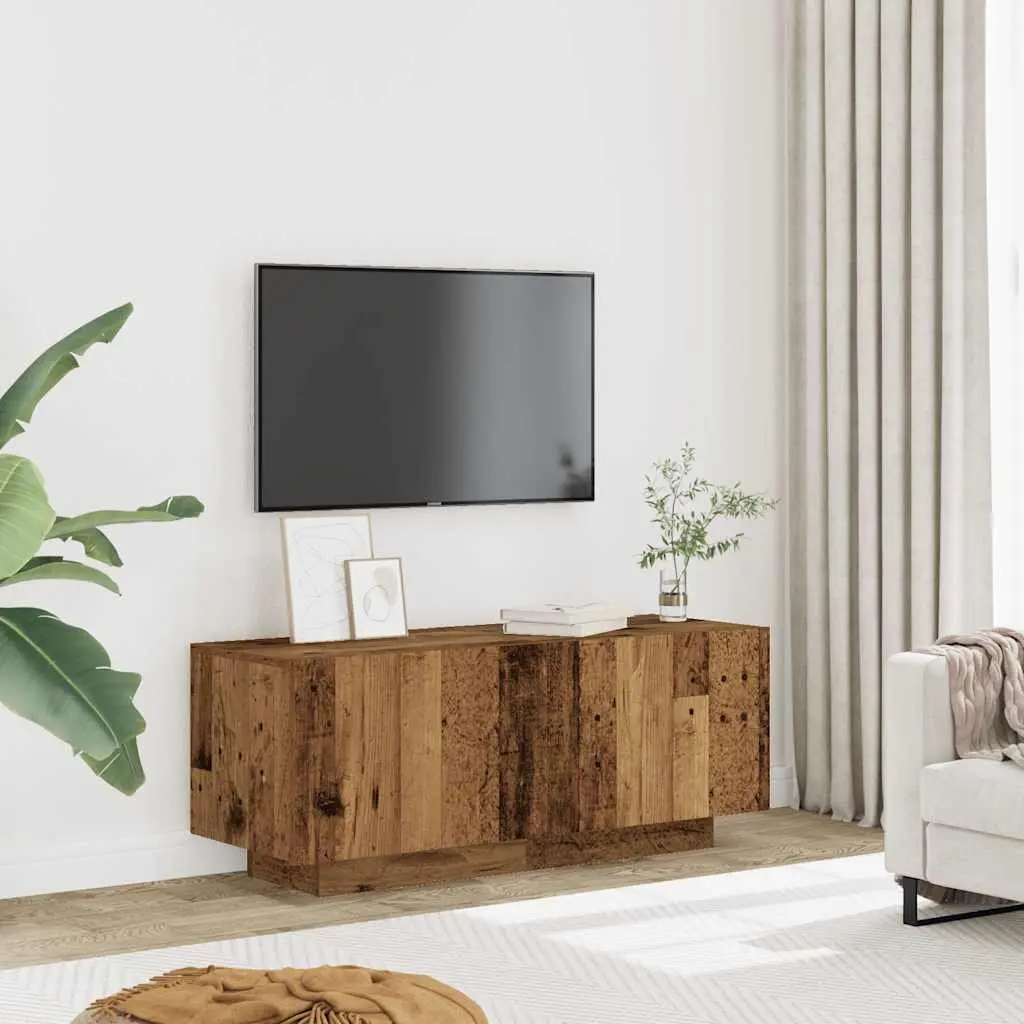 TV Stand Engineered Wood 100x35x40cm Brown