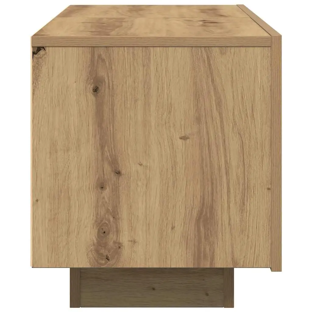 Brown Engineered Wood TV Cabinet with Storage