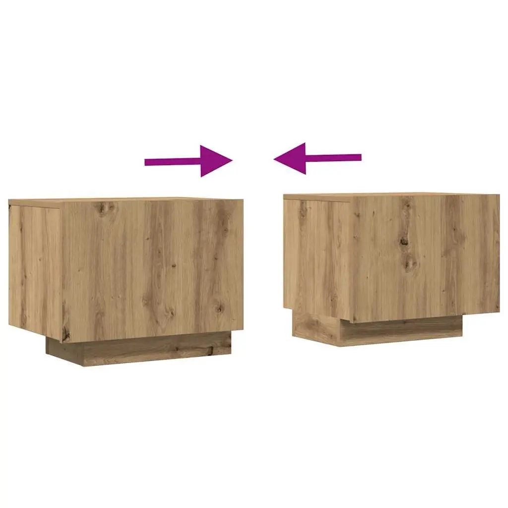 Brown Engineered Wood TV Cabinet with Storage