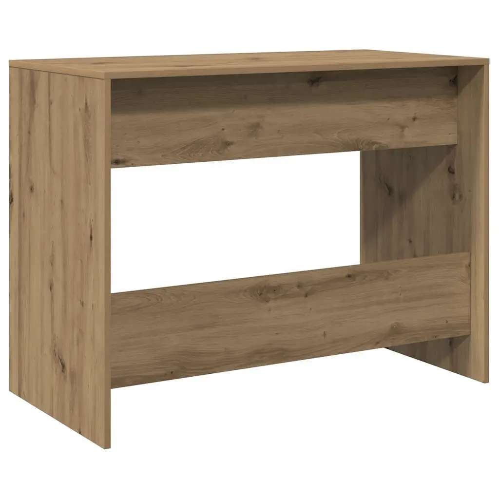 Engineered Wood Office Desk with 2 Drawers, Brown