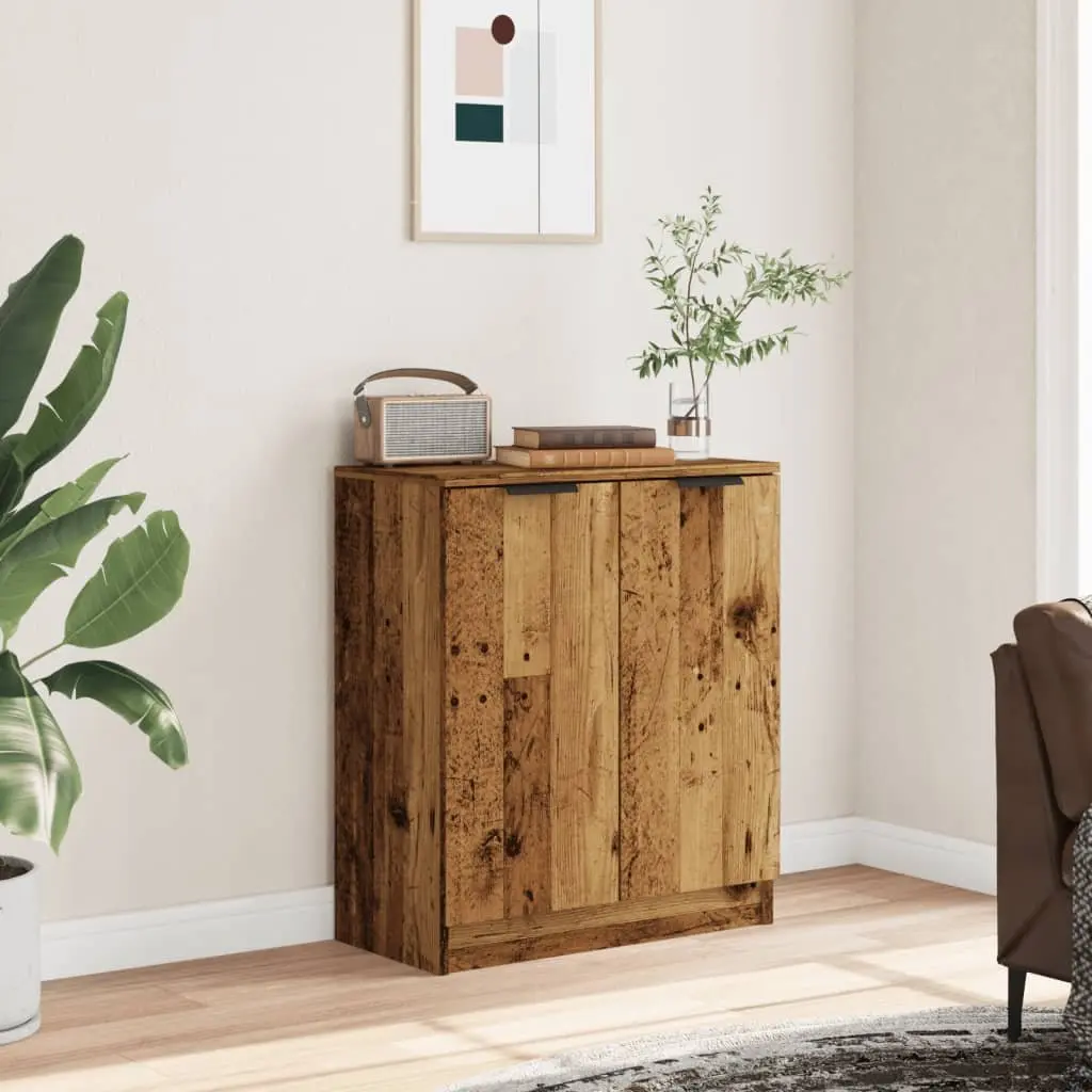Sideboard Old Wood 60x30x70cm Buffet Cabinet Engineered Wood Storage Unit