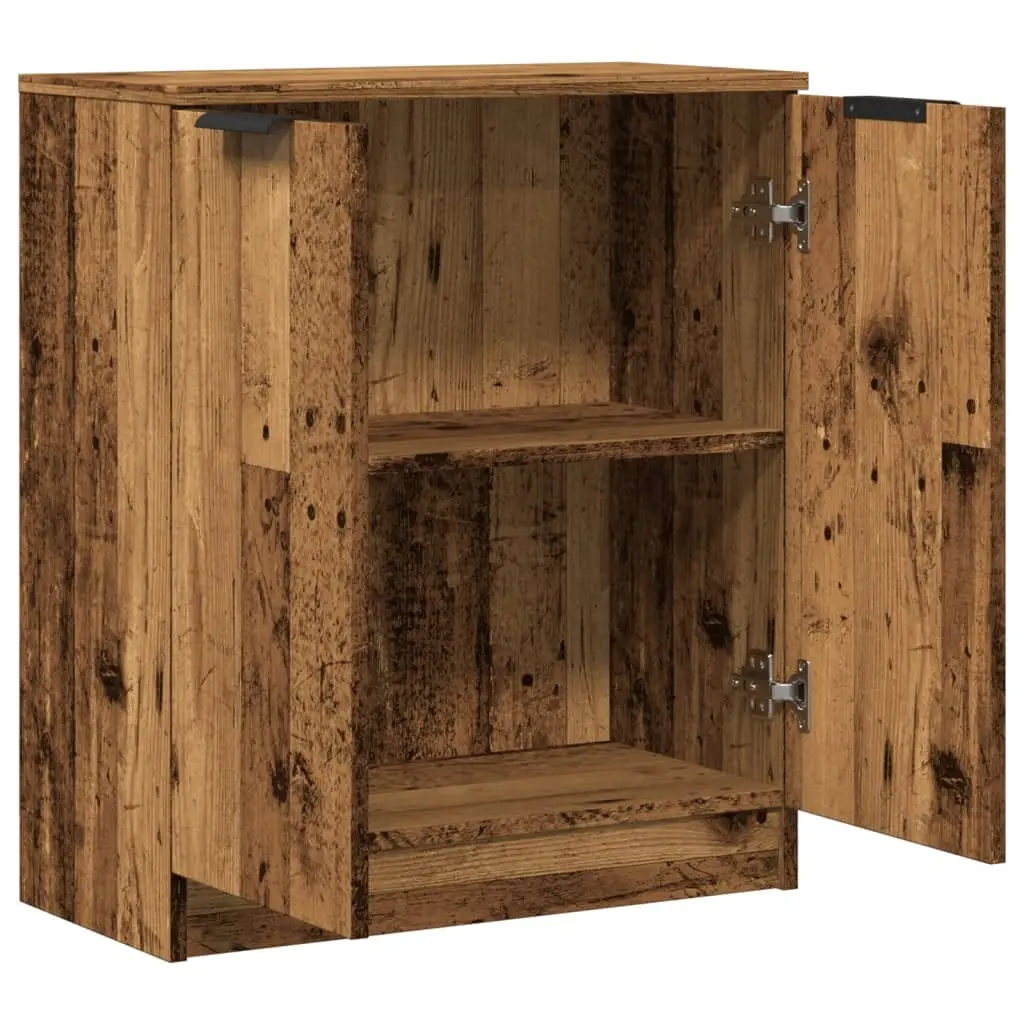 Sideboard Old Wood 60x30x70cm Buffet Cabinet Engineered Wood Storage Unit