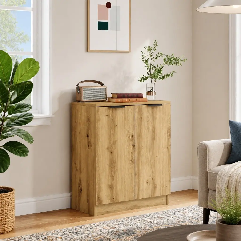 Brown Buffet Cabinet with Ample Storage