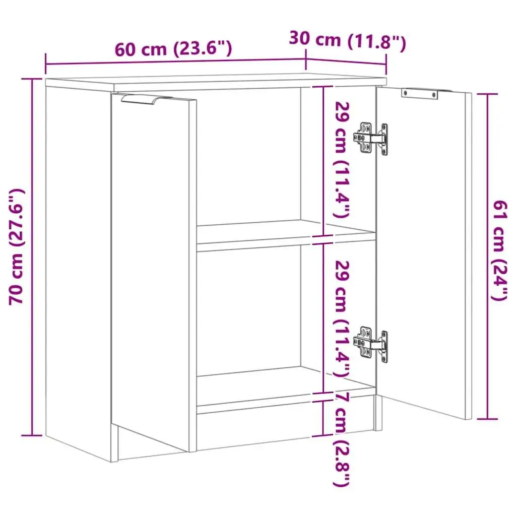 Brown Buffet Cabinet with Ample Storage
