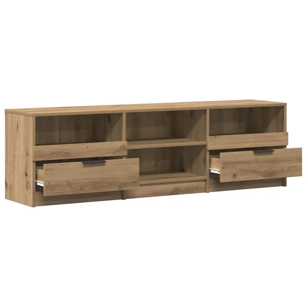 Engineered Wood Brown TV Cabinet for Living Room and Bedroom