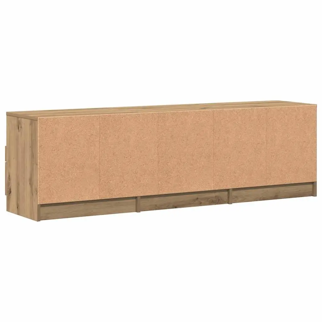 Engineered Wood Brown TV Cabinet for Living Room and Bedroom