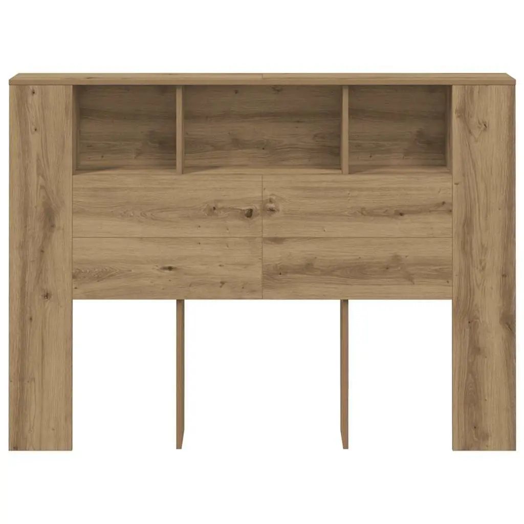 Headboard Cabinet with Five Storage Compartments
