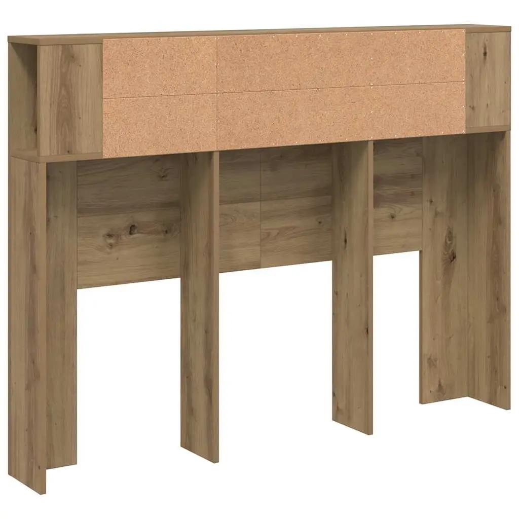 Headboard Cabinet with Five Storage Compartments