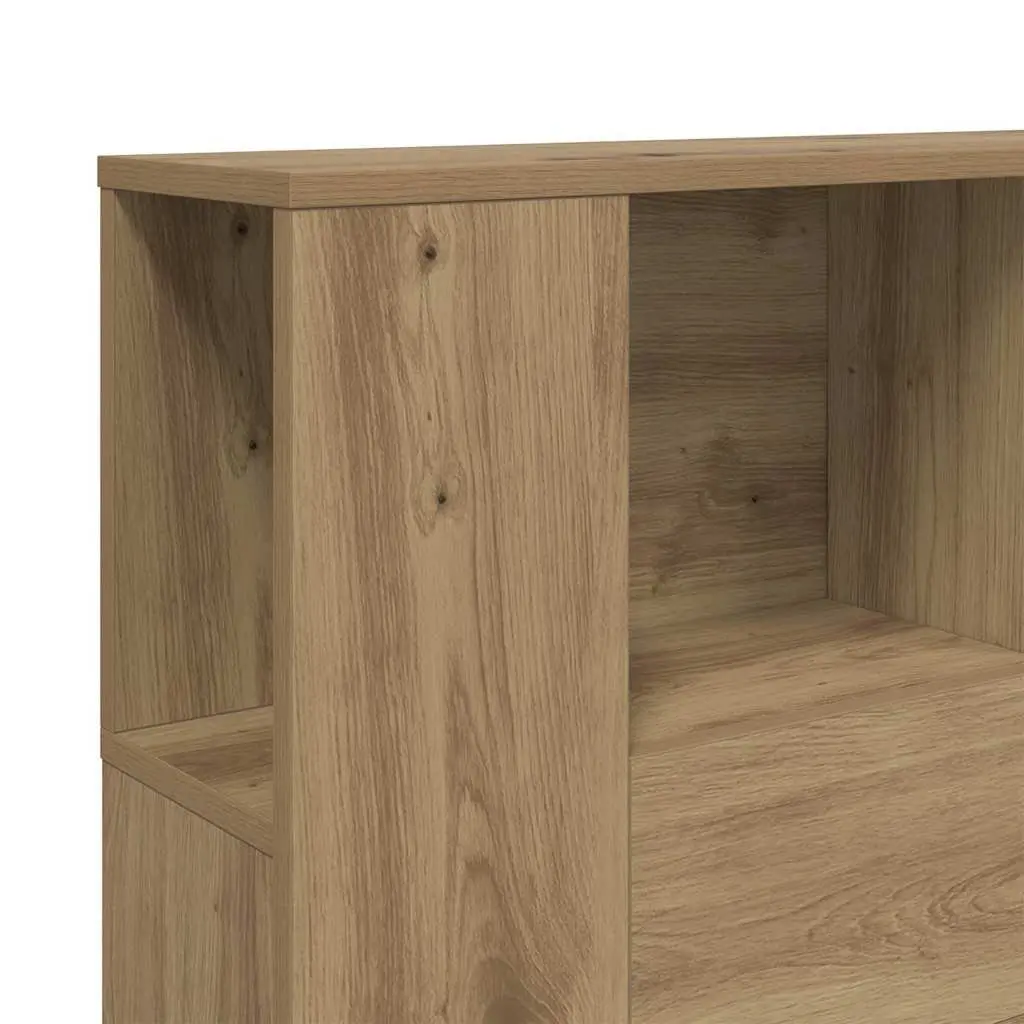 Headboard Cabinet with Five Storage Compartments