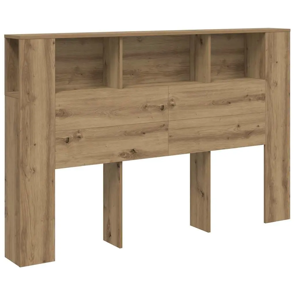 Brown Headboard Cabinet for Bedroom Storage