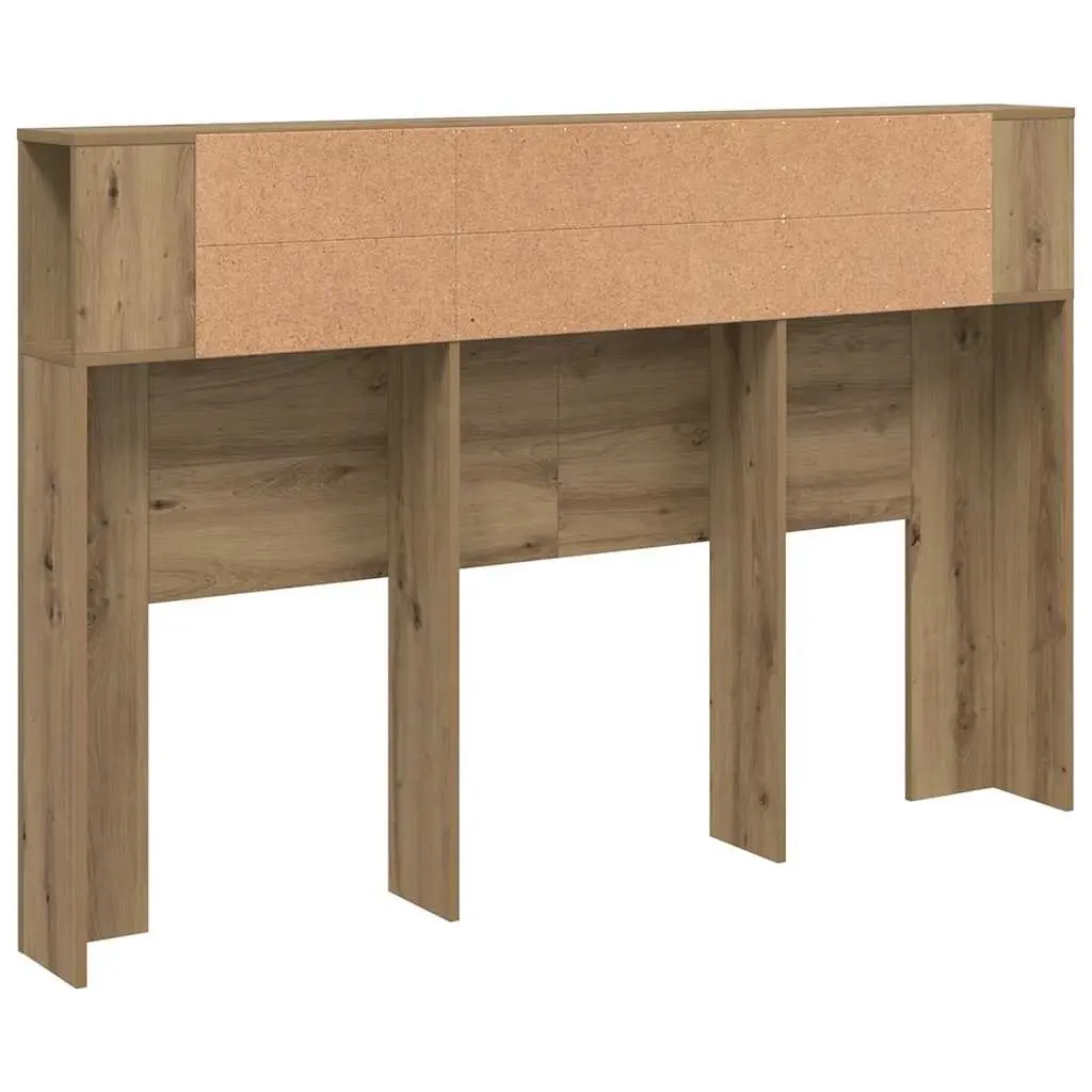 Brown Headboard Cabinet for Bedroom Storage