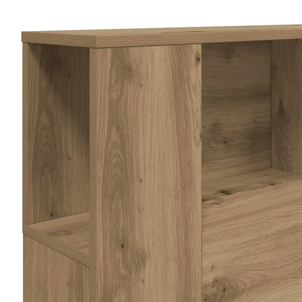 Brown Headboard Cabinet for Bedroom Storage