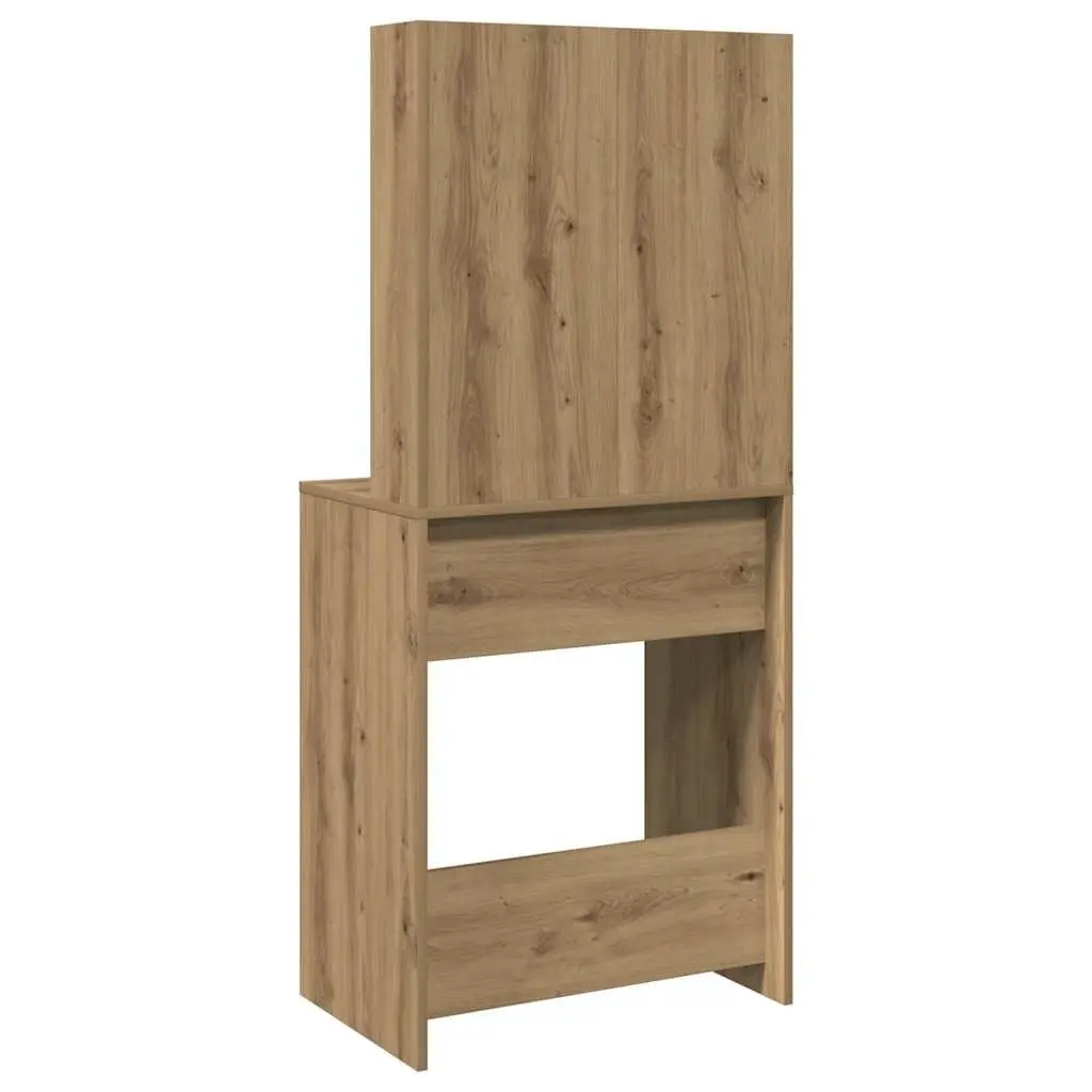 Dressing Table with RGB LED Lighting and Storage