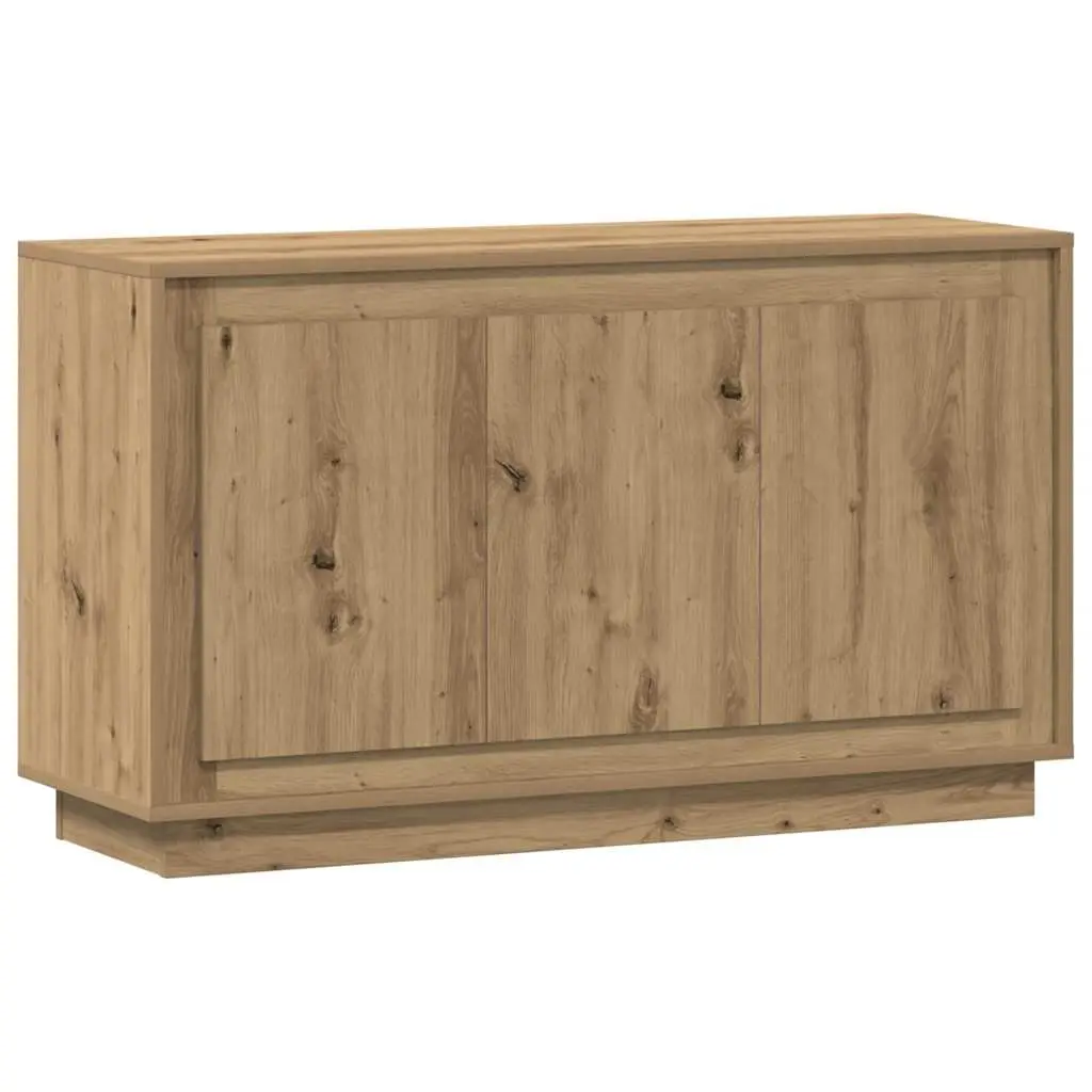 Brown Sideboard Storage Cabinet with 6 Compartments