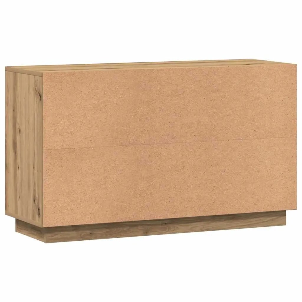 Brown Sideboard Storage Cabinet with 6 Compartments