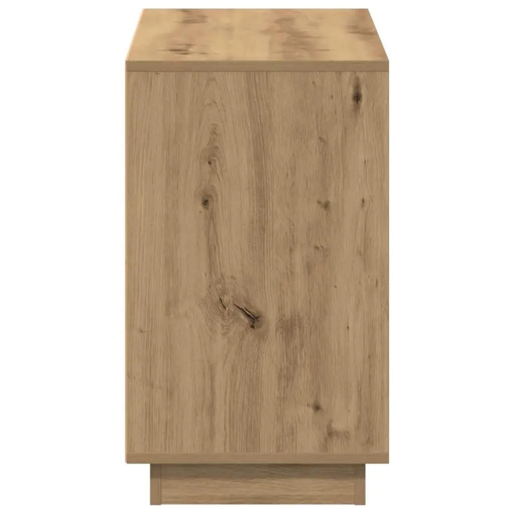 Brown Sideboard Storage Cabinet with 6 Compartments