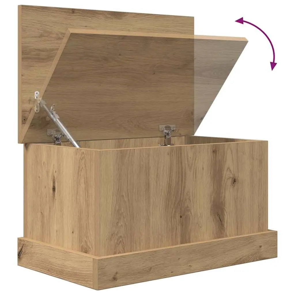 Storage Box Engineered Wood 30x50x28cm Brown