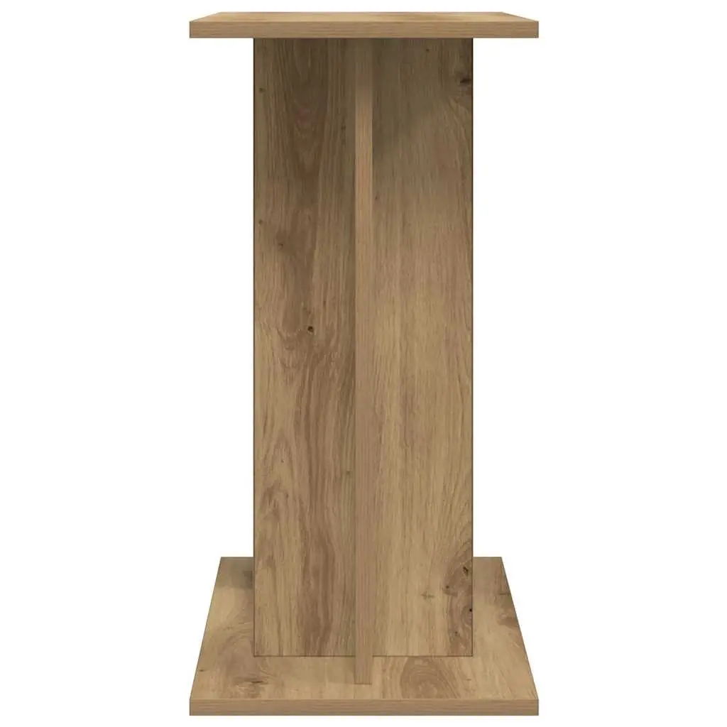Brown Engineered Wood Aquarium Stand with 3-Tier Storage