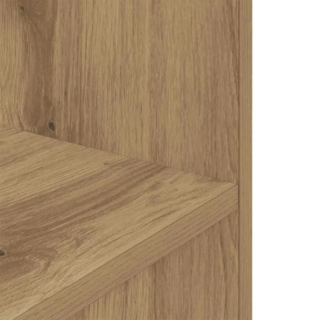 Brown Engineered Wood Aquarium Stand with 3-Tier Storage