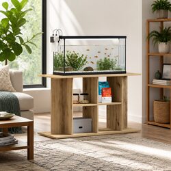 Brown Engineered Wood Aquarium Stand 100x40x60cm