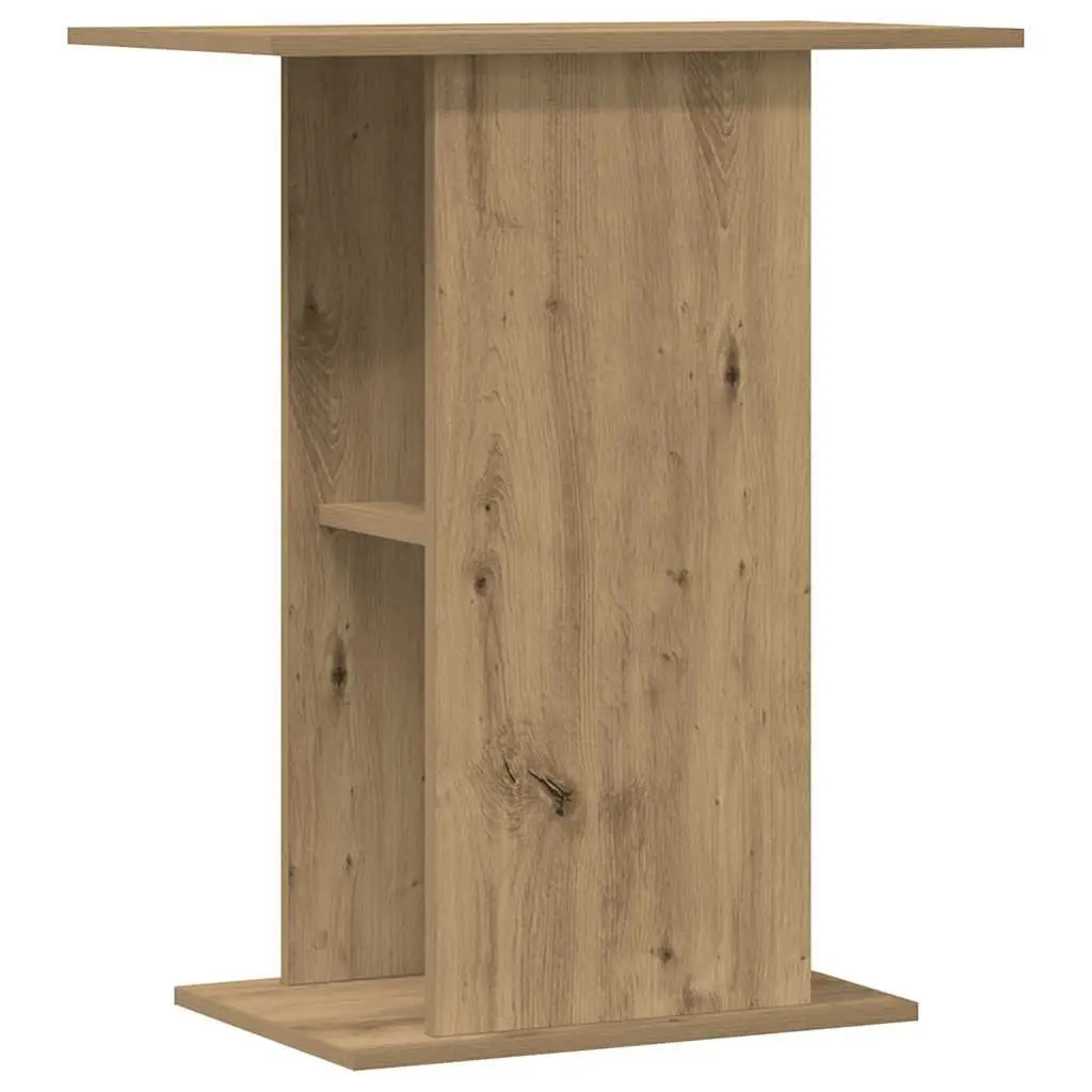 Engineered Wood Brown Aquarium Stand with Storage