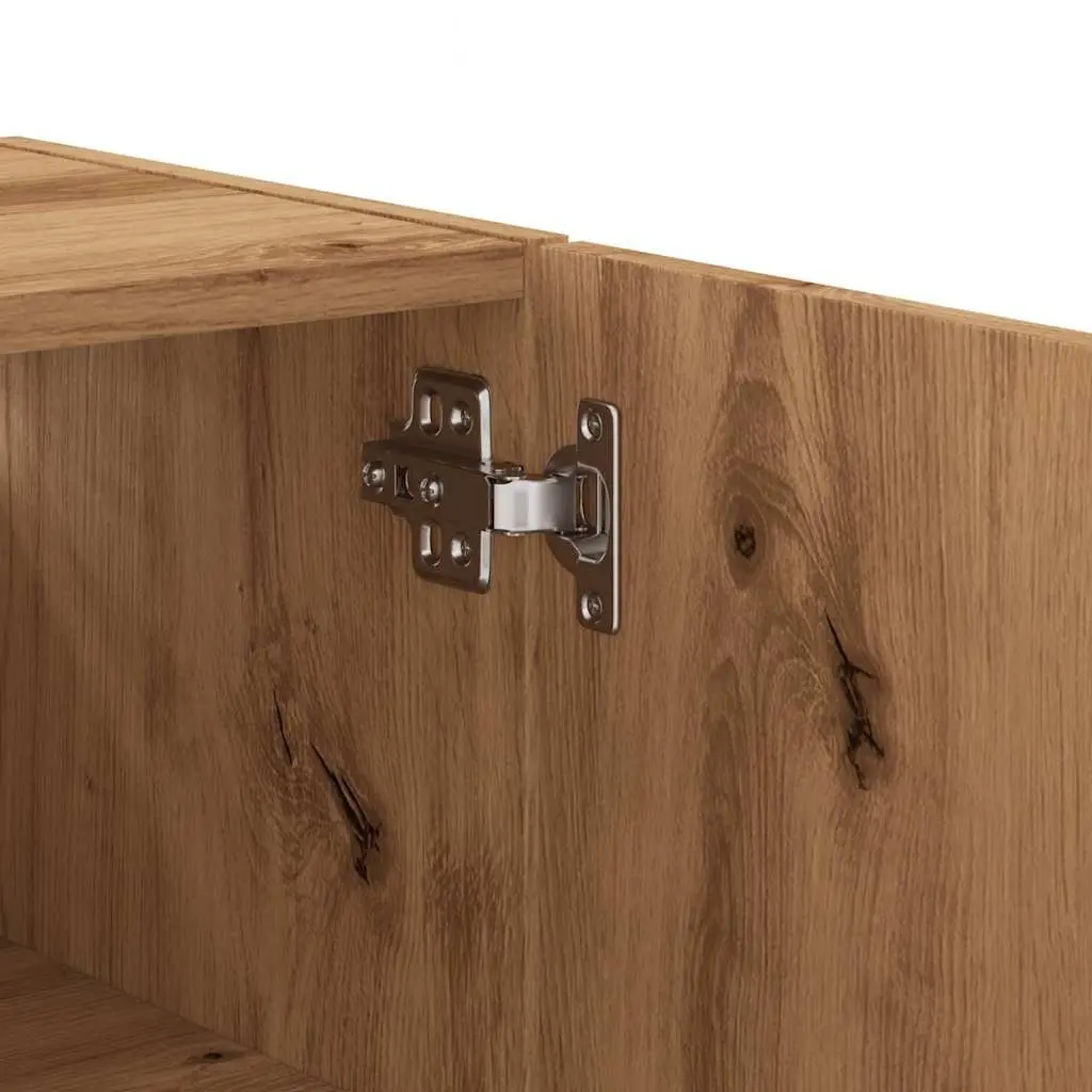 Wall Cabinet Storage in Brown Engineered Wood