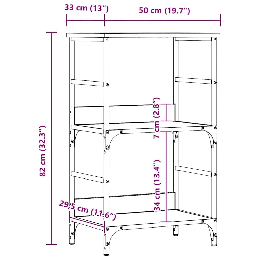 Engineered Wood Brown Book Cabinet with 2 Compartments