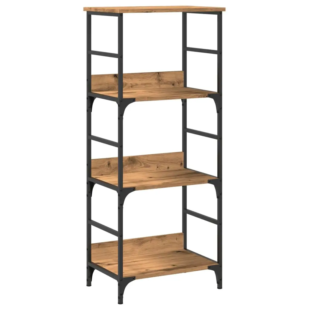 Engineered Wood Brown Book Cabinet for Storage and Display