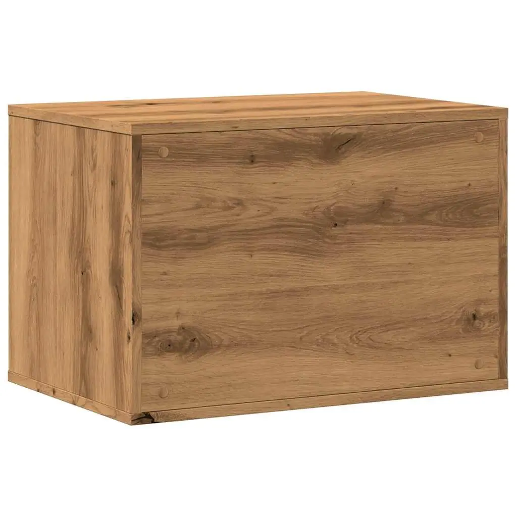 Cat Litter Box Enclosure Engineered Wood 60 x 40 x 40 cm Brown