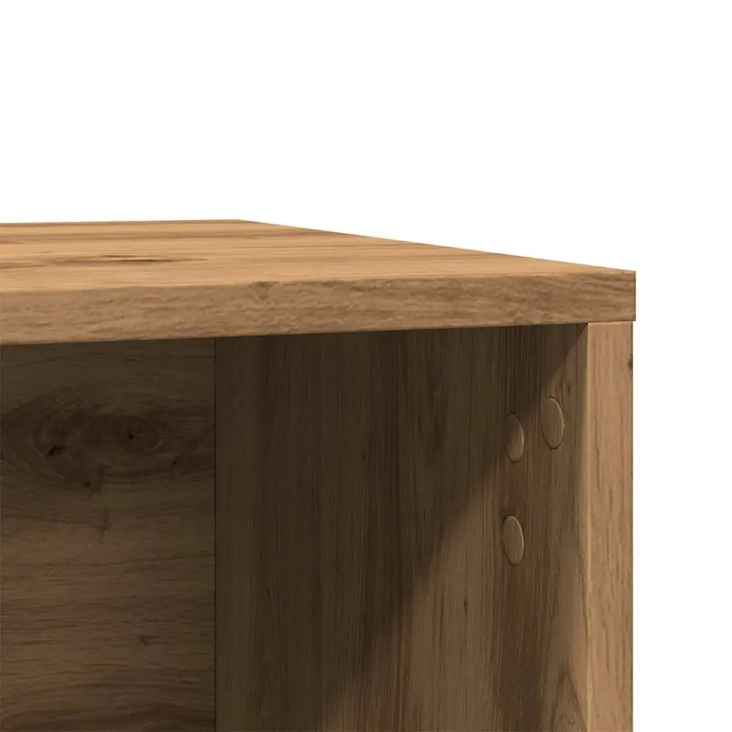 Cat Litter Box Enclosure Engineered Wood 60 x 40 x 40 cm Brown