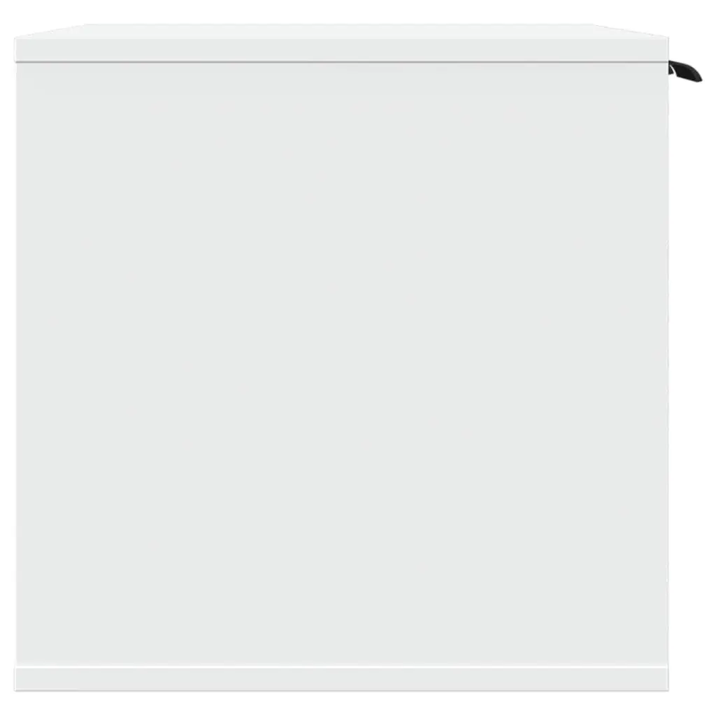 Cat Litter Box Enclosure Engineered Wood 80x50x45cm White