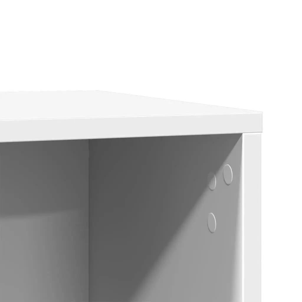 Cat Litter Box Enclosure Engineered Wood 80x50x45cm White