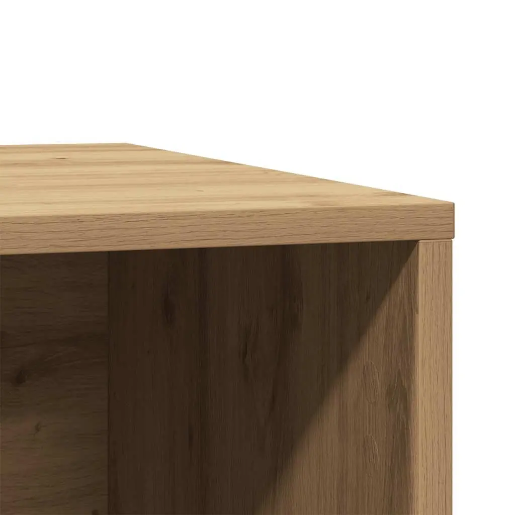Cat Litter Box Enclosure Engineered Wood 80 x 50 x 45 cm Brown