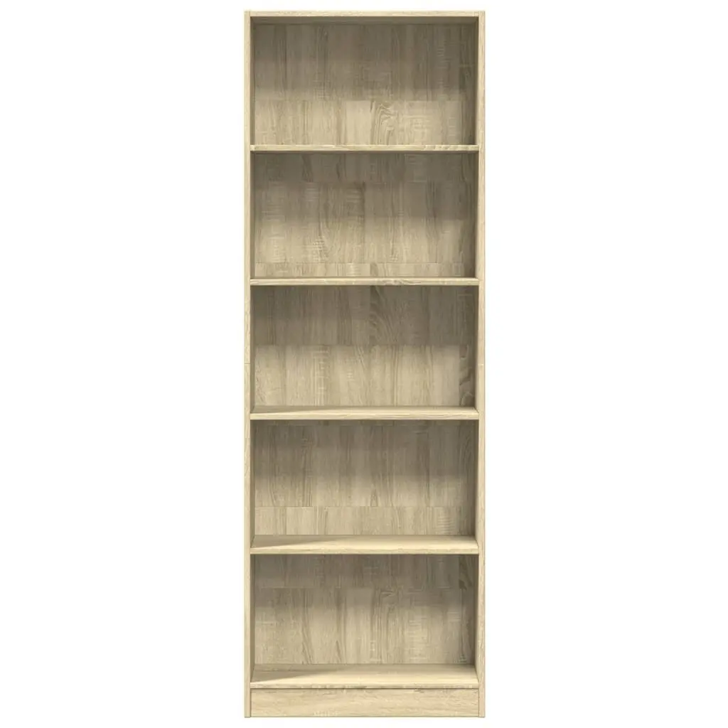Bookcase in Sonoma Oak with Ample Storage Space