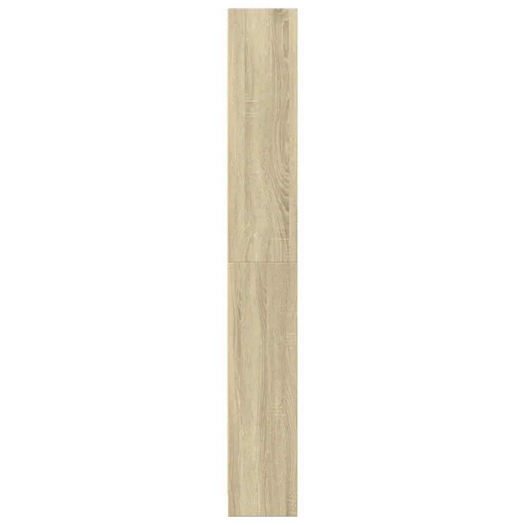 Bookcase Engineered Wood 80x24x176cm Brown