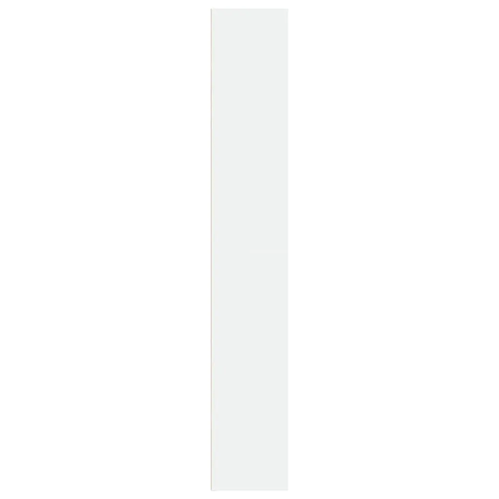 White Bookcase 40x30x189 cm with Open Shelves