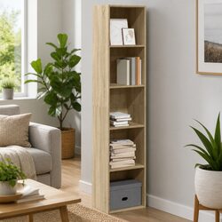 Sonoma Oak Bookcase 40x30x189cm with Engineered Wood