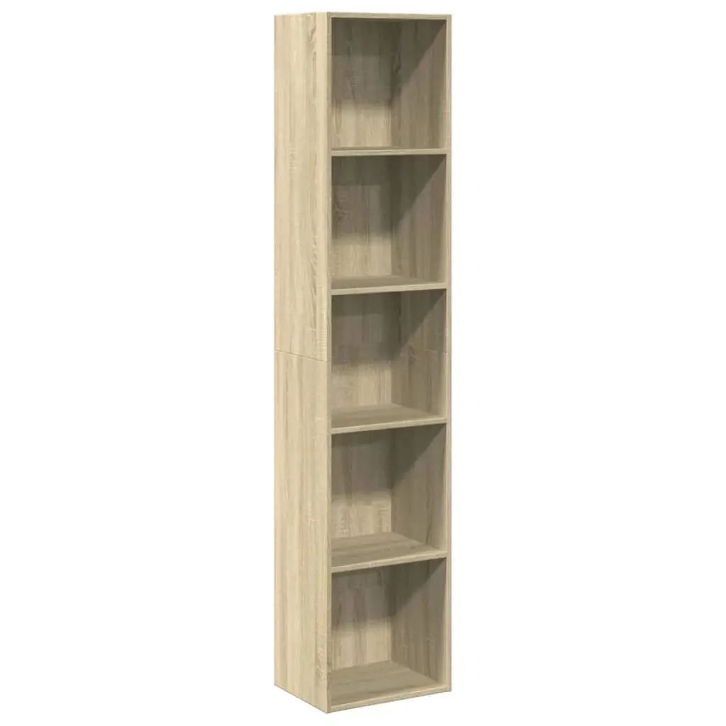Sonoma Oak Bookcase 40x30x189cm with Engineered Wood