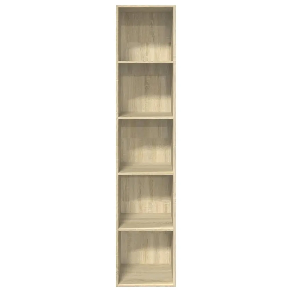 Sonoma Oak Bookcase 40x30x189cm with Engineered Wood