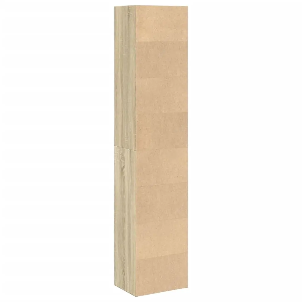 Sonoma Oak Bookcase 40x30x189cm with Engineered Wood