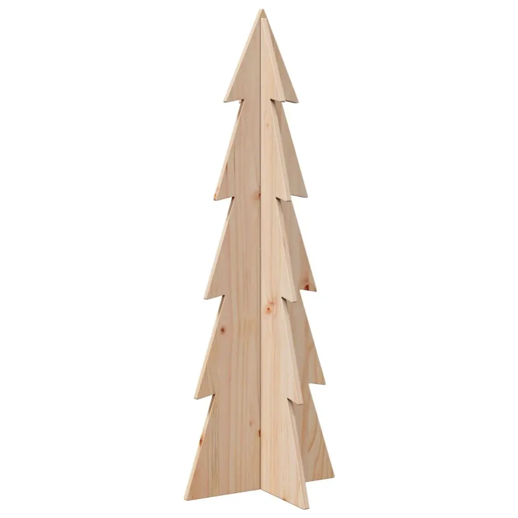 Rustic Pine Wooden Christmas Tree Decoration 112cm