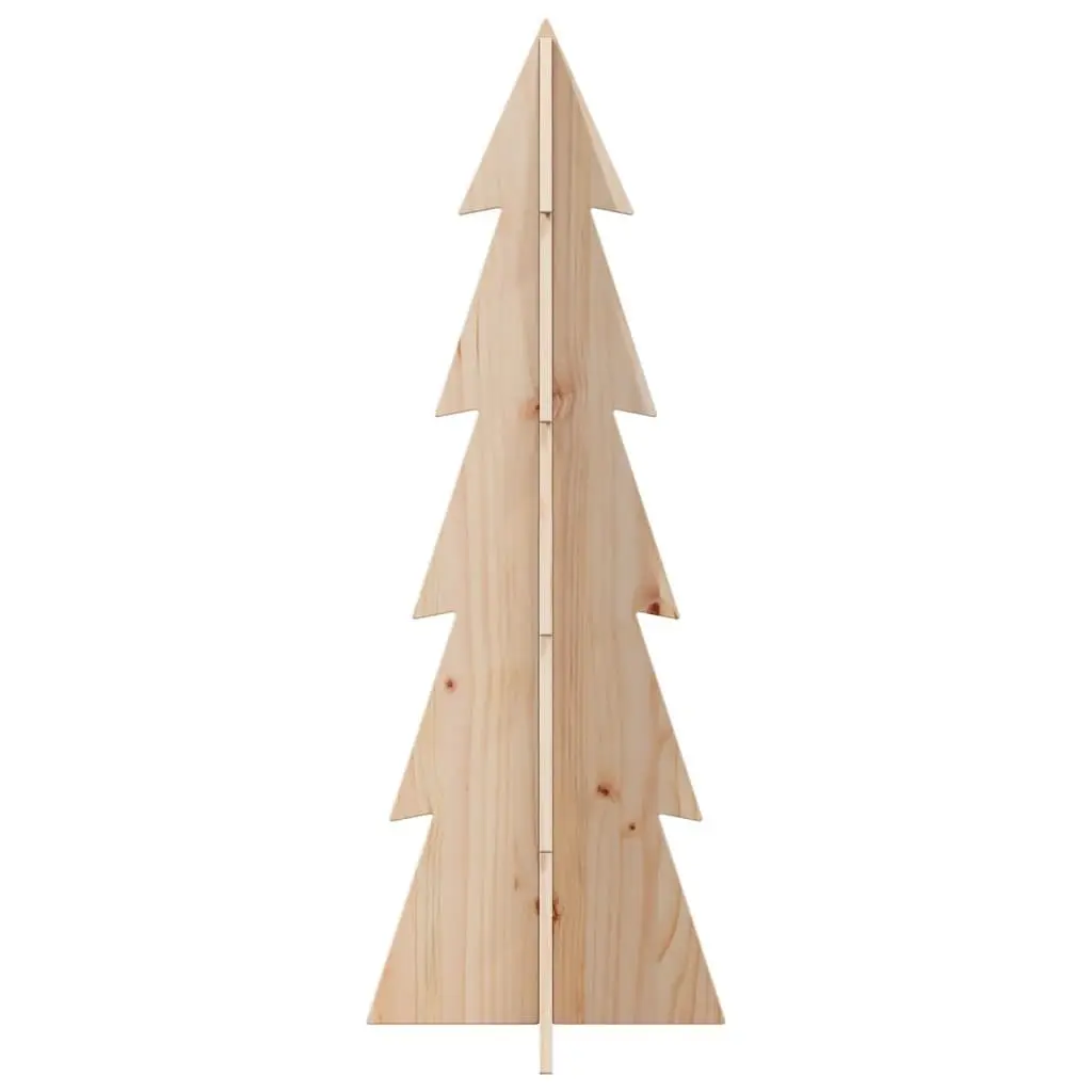 Rustic Pine Wooden Christmas Tree Decoration 112cm