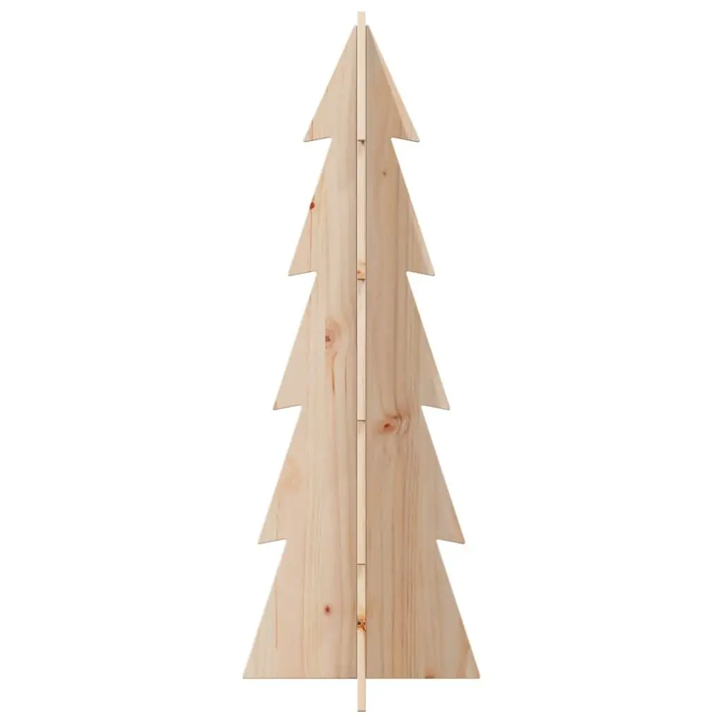 Rustic Pine Wooden Christmas Tree Decoration 112cm