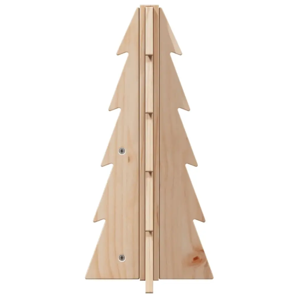 49cm Natural Pine Wooden Christmas Tree Decoration
