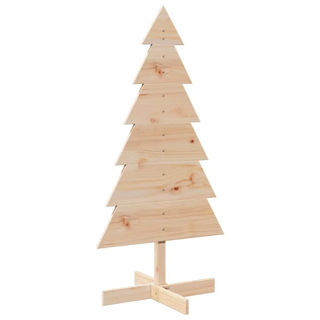 Solid Pine Wooden Christmas Tree Decoration 120cm